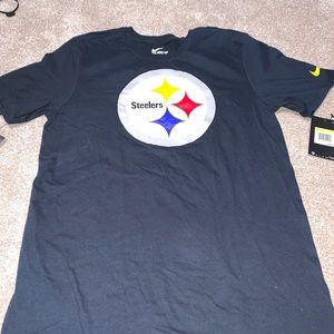 Pittsburgh Steelers Men's Nike Short Sleeve Black T-Shirt, Size Small - NWT